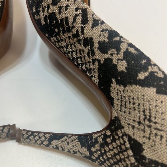 J.Crew Black White Gray 57046 / Mona Printed Pumps made in Italy women’s 10 - Picture 12 of 12
